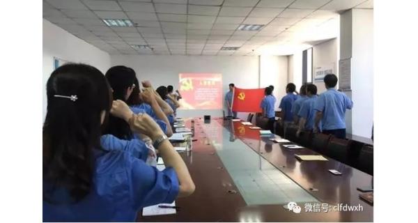▌長(cháng)嶺紡電新聞 ▌重溫誓詞 不忘初心 砥礪前行
