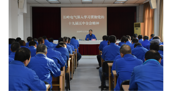 紡電公司認真組織開(kāi)展黨的十九屆五中全會(huì )精神學(xué)習宣講會(huì )